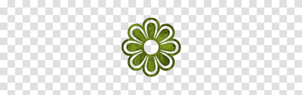 Flower Clipart Snowflake, Green, Pattern, Ornament, Bronze Transparent Png