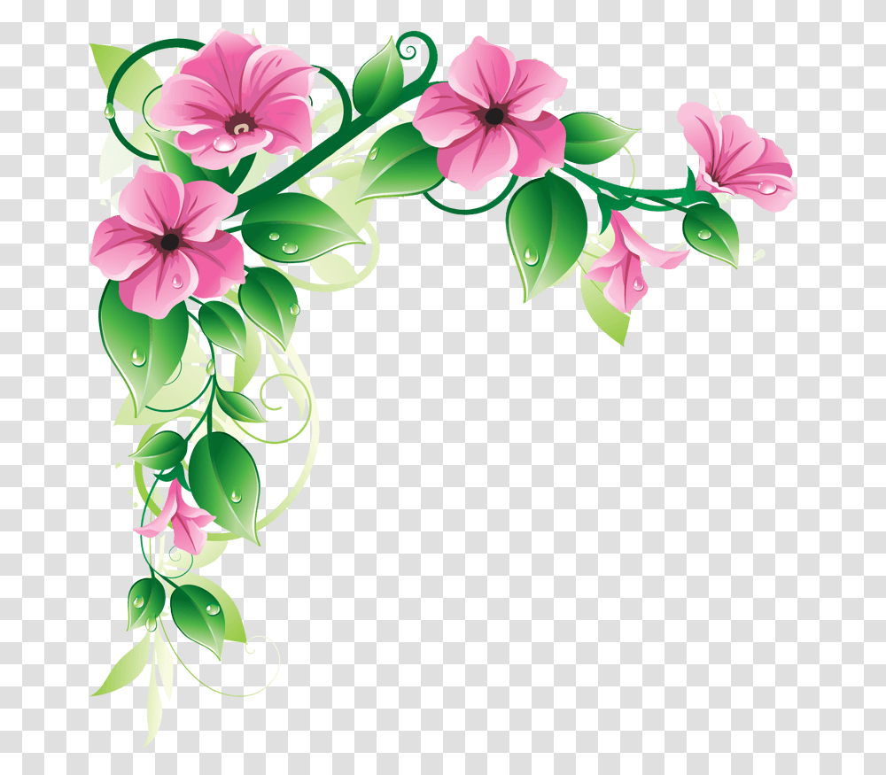 Flower Cliparts Frame, Floral Design, Pattern, Plant Transparent Png