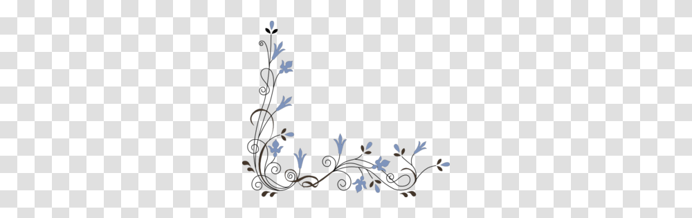 Flower Corner Clip Art, Animal, Bird, Mammal, Jay Transparent Png