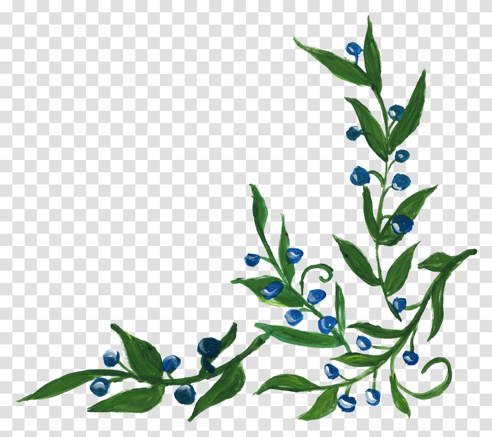 Flower Corner Design Free Flower Corner, Plant, Blossom, Acanthaceae, Leaf Transparent Png