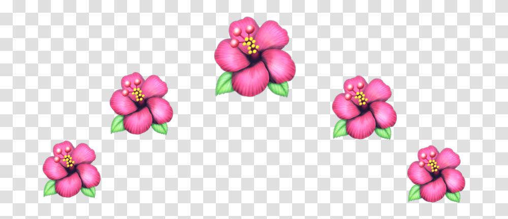 Flower Crown Crownflower Emojiflower Emoji Flowerpink Flower Emoji Headband, Plant, Petal, Blossom, Anther Transparent Png