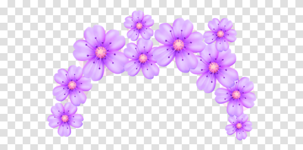 Flower Crown Emoji, Plant, Anther, Blossom, Petal Transparent Png