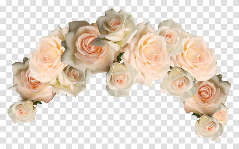 Flower Crown Flower Crown White Pink Flower Crown, Plant, Blossom, Rose, Flower Arrangement Transparent Png
