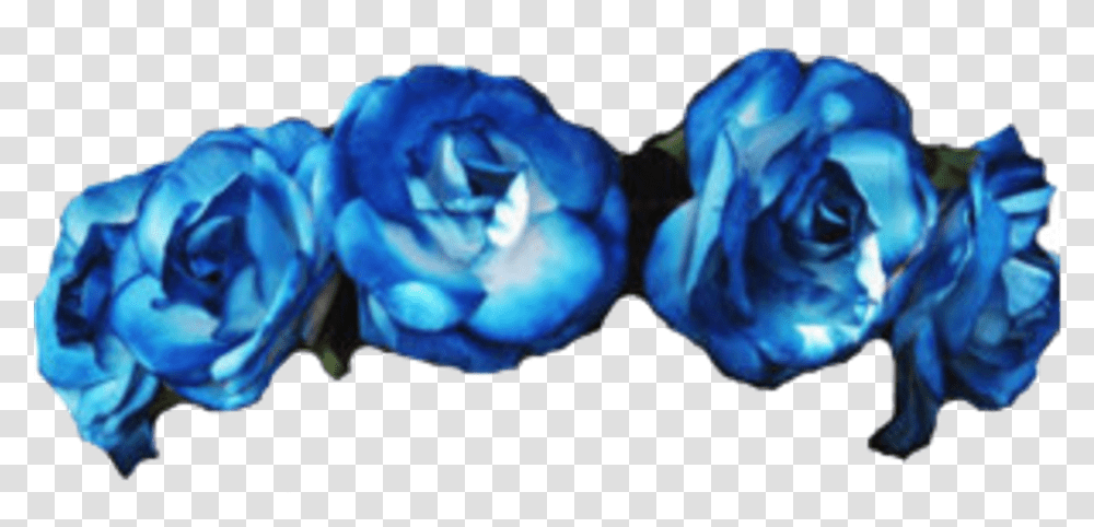 Flower Crown Picture Blue Flower Crown, Accessories, Jewelry, Gemstone, Crystal Transparent Png