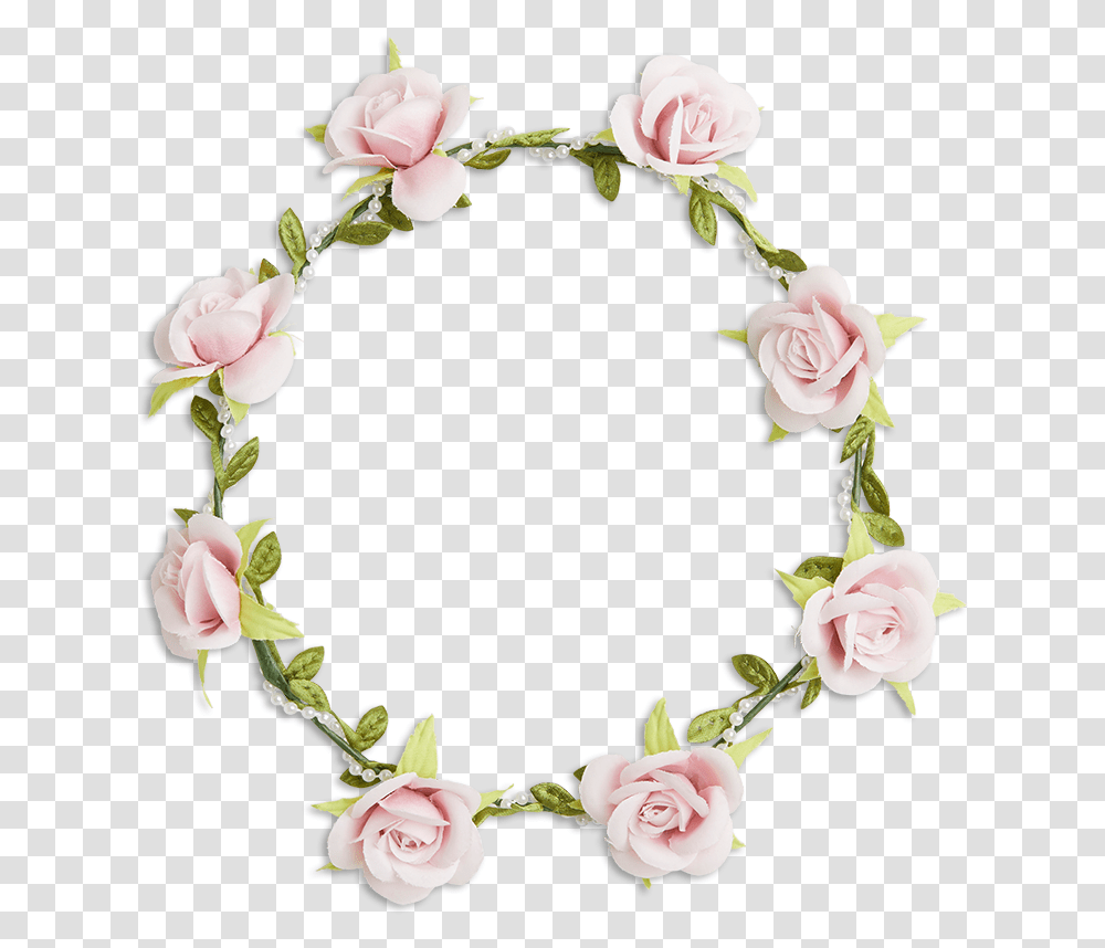 Flower Crown Pink Blomsterkrans, Floral Design, Pattern Transparent Png