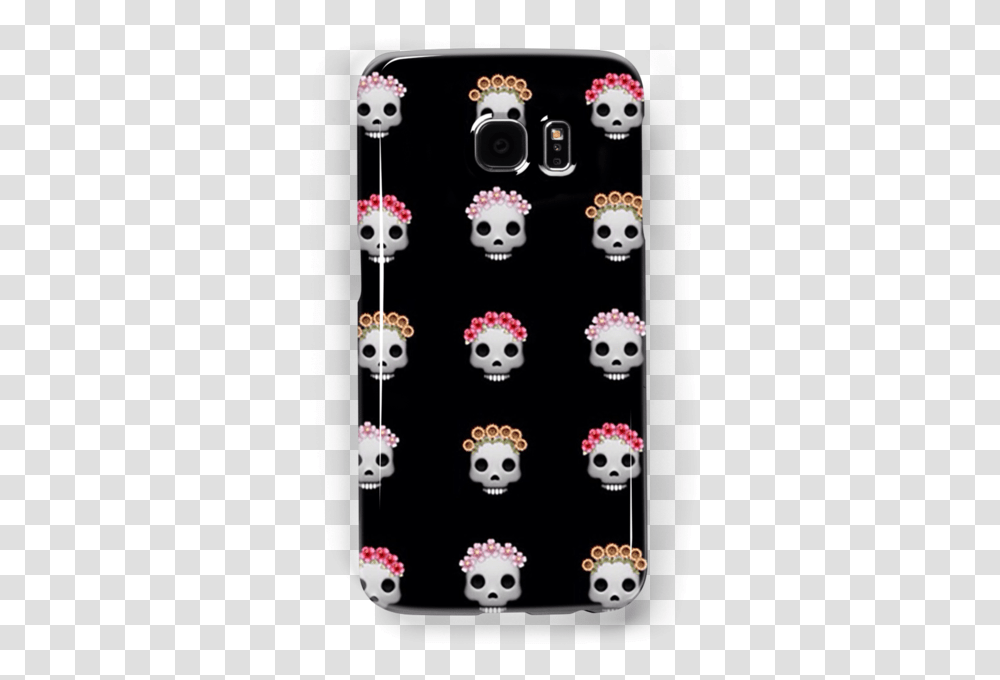 Flower Crown Skull Emoji By Emmawa Iphone, Accessories, Accessory, Snowman, Winter Transparent Png