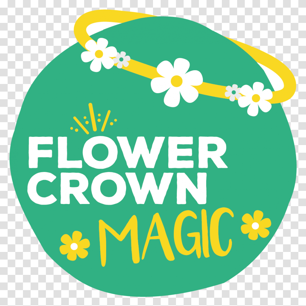 Flower Crowns & Hair Accessories Flowercrown Magic Circle, Clothing, Text, Label, Graphics Transparent Png