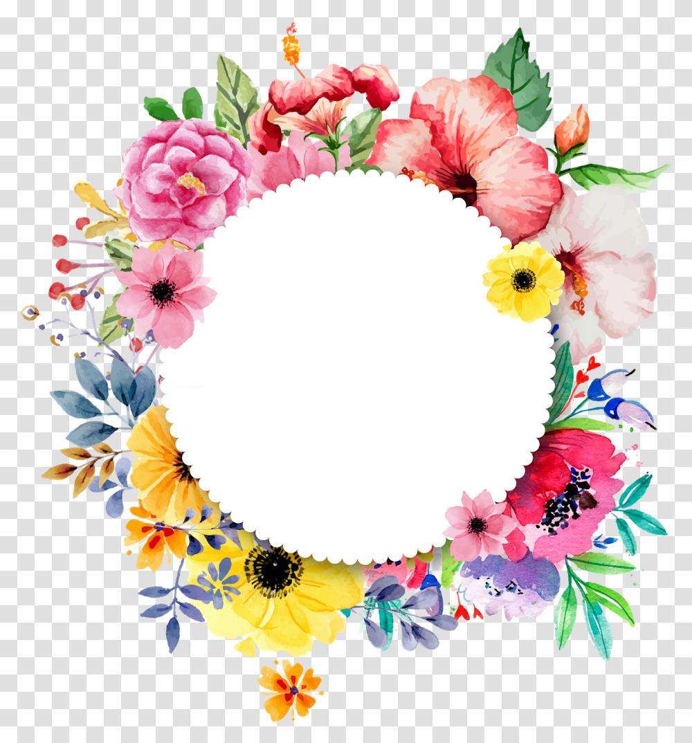 Flower Designs Clip Background Flower Circle, Floral Design, Pattern Transparent Png