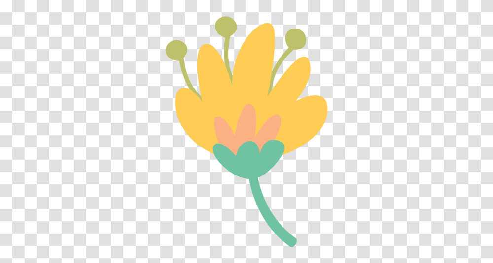 Flower Doodle Icon & Svg Vector File Flower Doodle Vector, Plant, Petal, Daisy, Dahlia Transparent Png
