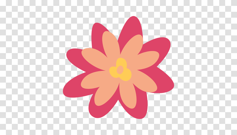 Flower Doodle Illustration Simple, Plant, Dahlia, Blossom, Daisy Transparent Png