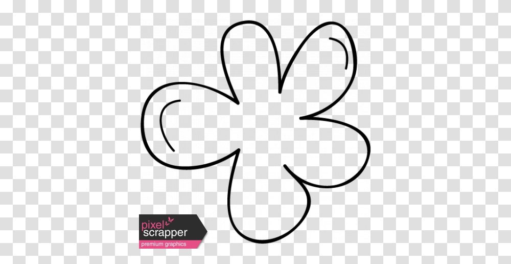 Flower Doodle Template Graphic, Handwriting, Bicycle, Vehicle Transparent Png