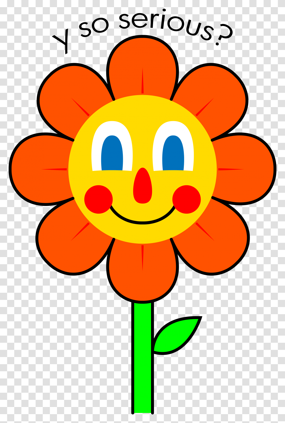Flower Drawing Front View, Outdoors, Nature, Nuclear, Mountain Transparent Png