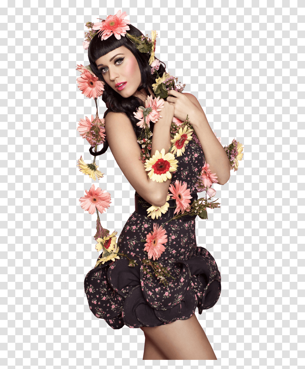 Flower Dress Katy Perry Katy Perry Swish Swish Lyrics, Plant, Person, Flower Arrangement, Ornament Transparent Png