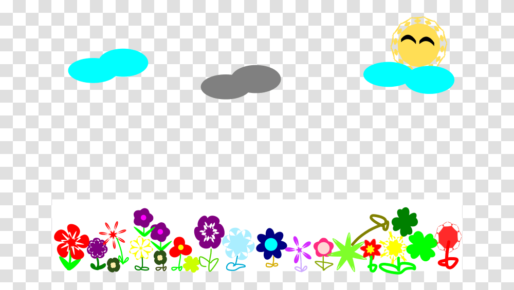 Flower Field Flower Field Clipart, Floral Design, Pattern, Moon Transparent Png
