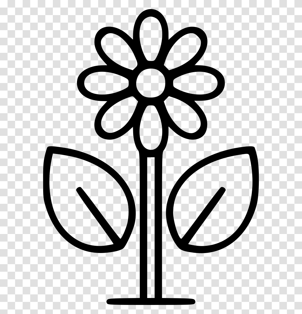 Flower Flower Vase Icon, Stencil, Scissors, Blade, Weapon Transparent Png