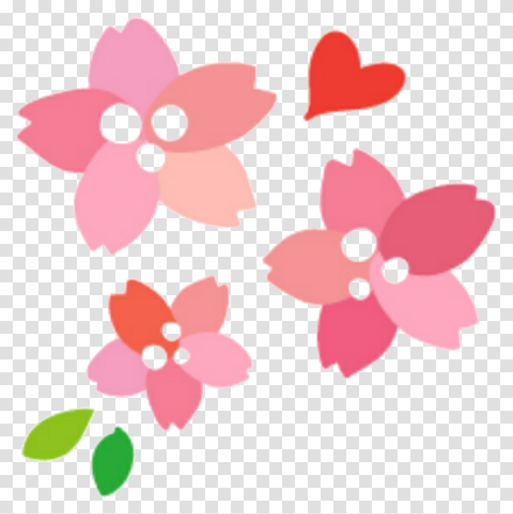Flower Flowercrown Flowerborder Pastel Simple Bts Line Flowers, Pattern, Graphics, Art, Floral Design Transparent Png
