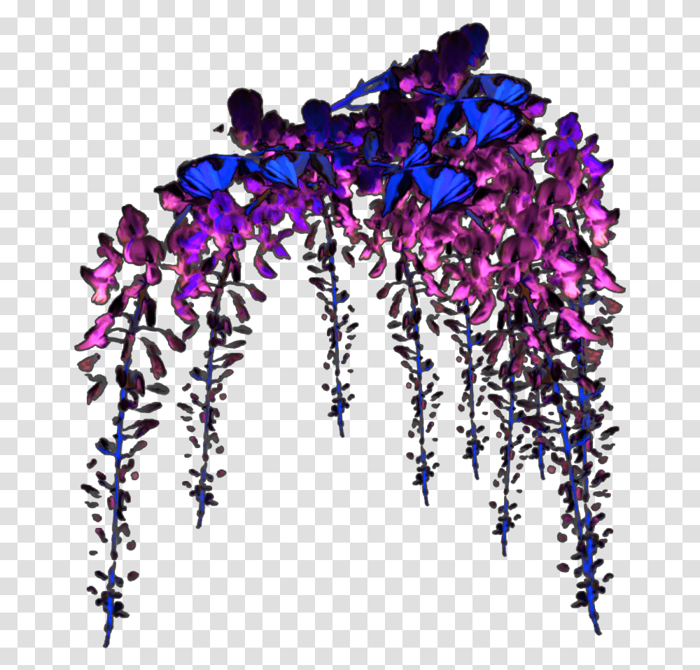 Flower Flowers Vine Vines Decoration Terrieasterly Illustration, Pattern, Ornament, Purple, Fractal Transparent Png