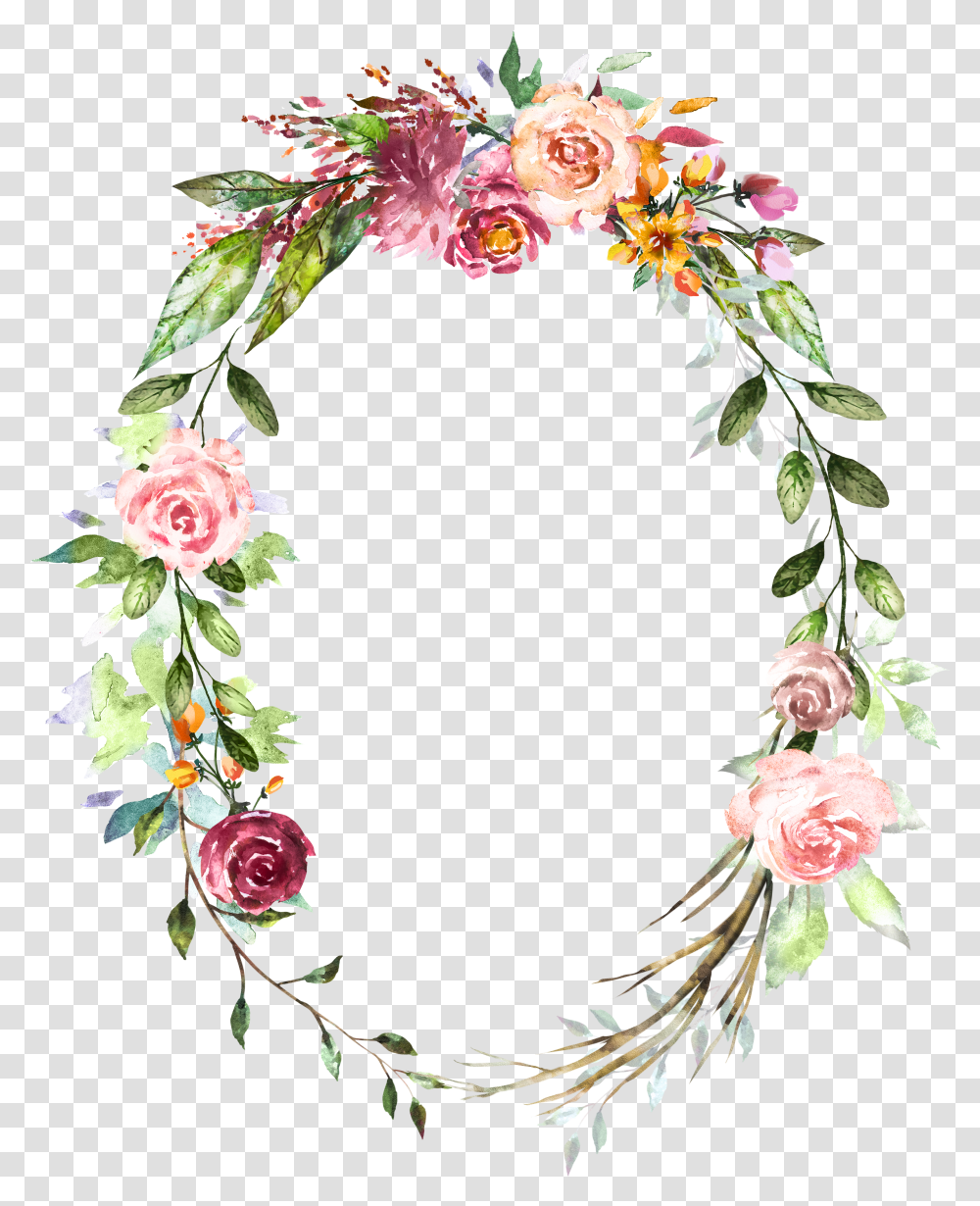 Flower Frame Art Transparent Png