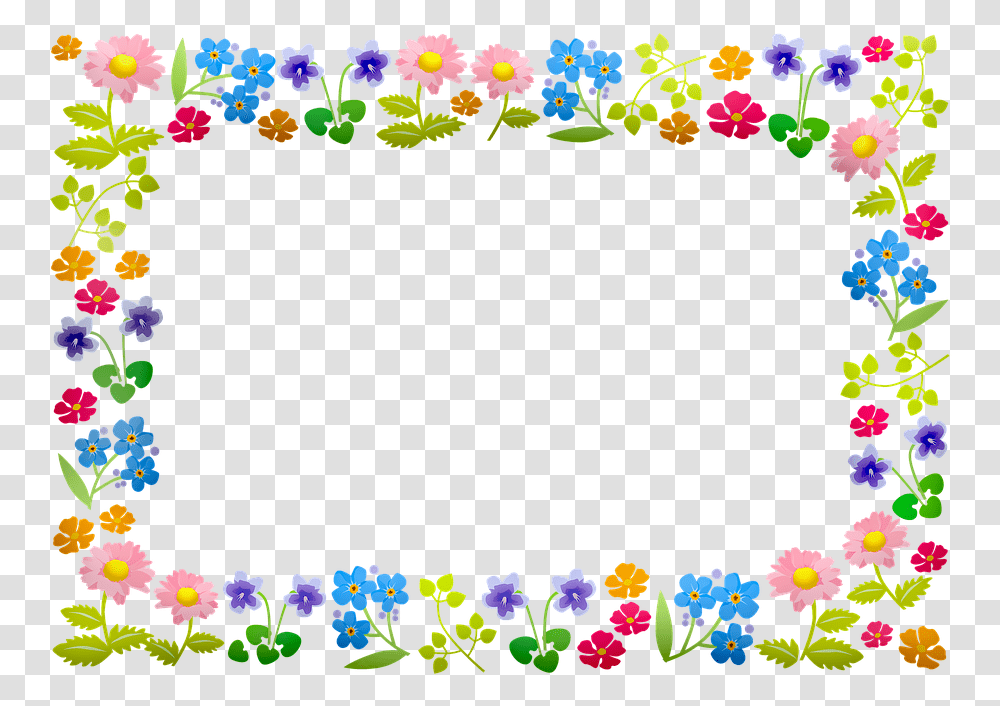 Flower Frame Clip Art, Floral Design, Pattern, Rug Transparent Png