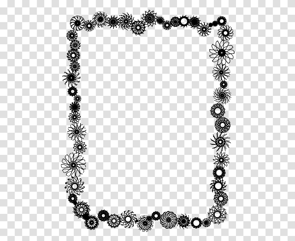 Flower Frame Clipart Black And White Flower Border Clipart, Rug, Outdoors Transparent Png