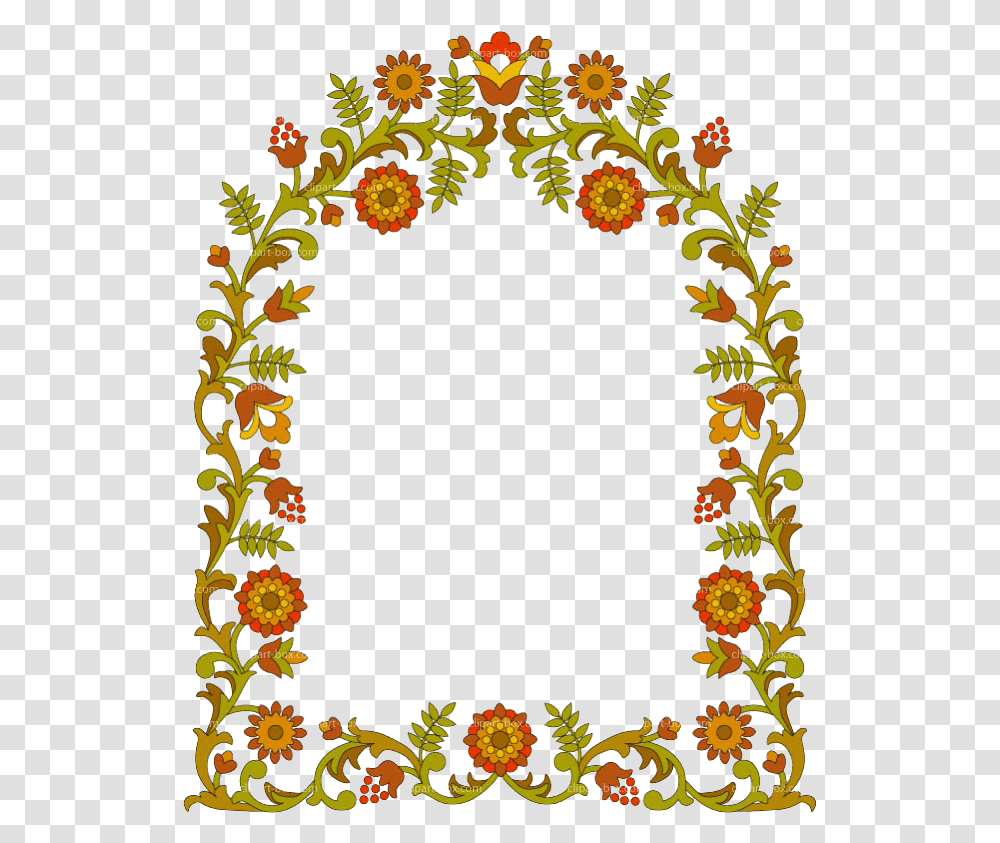 Flower Frame Clipart Flower Corner Arc, Floral Design, Pattern, Rug Transparent Png