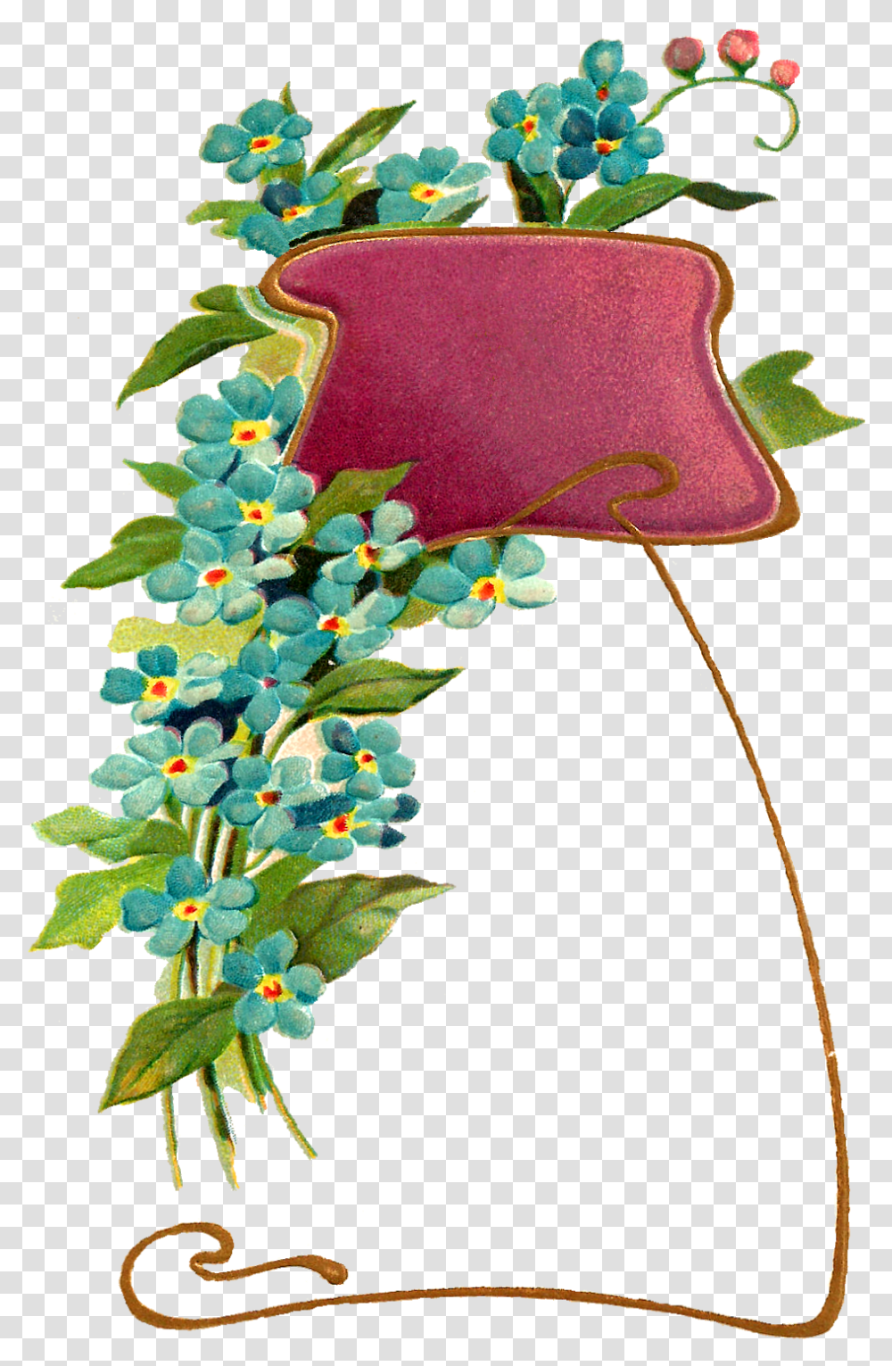 Flower Frame Digital Image Geburtstag Jugendstil, Plant, Petal, Iris, Leaf Transparent Png