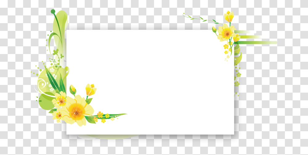 Flower Frame For Text, Floral Design, Pattern Transparent Png