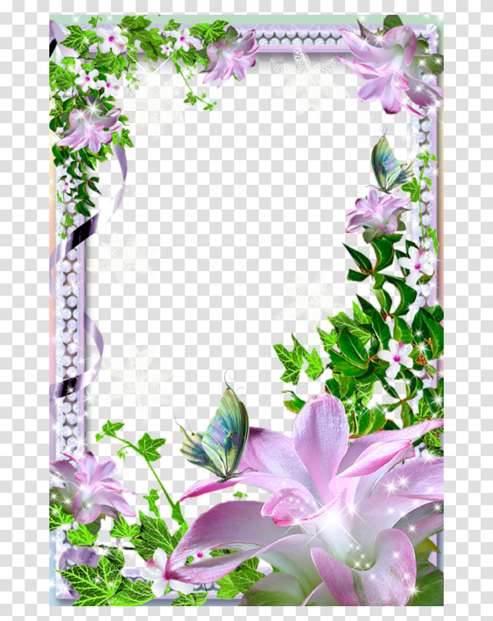 Flower Frame, Floral Design, Pattern Transparent Png
