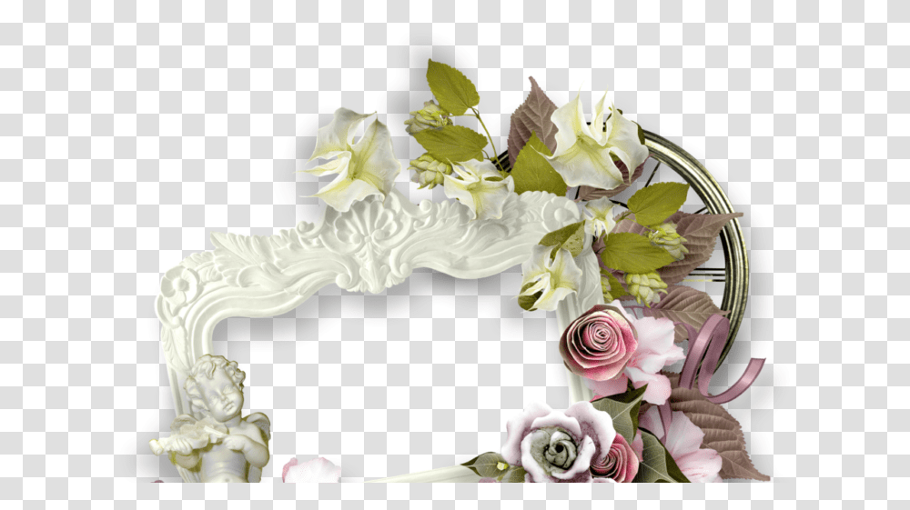 Flower Garland Floral Design, Wedding Cake, Dessert, Food, Plant Transparent Png