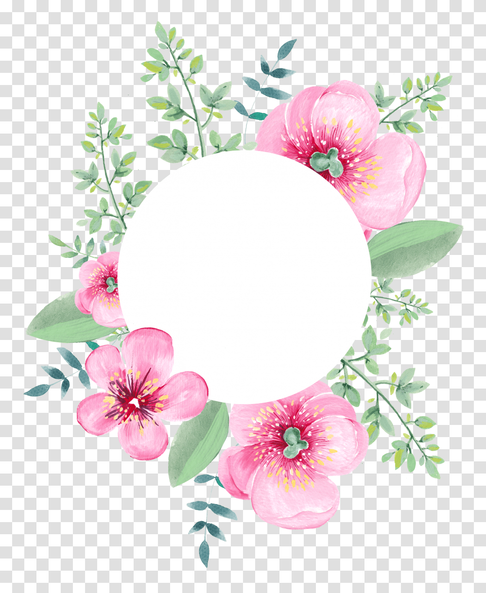 Flower Garland Wedding Wreath Garlands Design Invitation Rosa Glauca Transparent Png