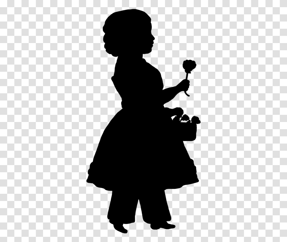 Flower Girl Clipart Black And White, Gray, World Of Warcraft Transparent Png