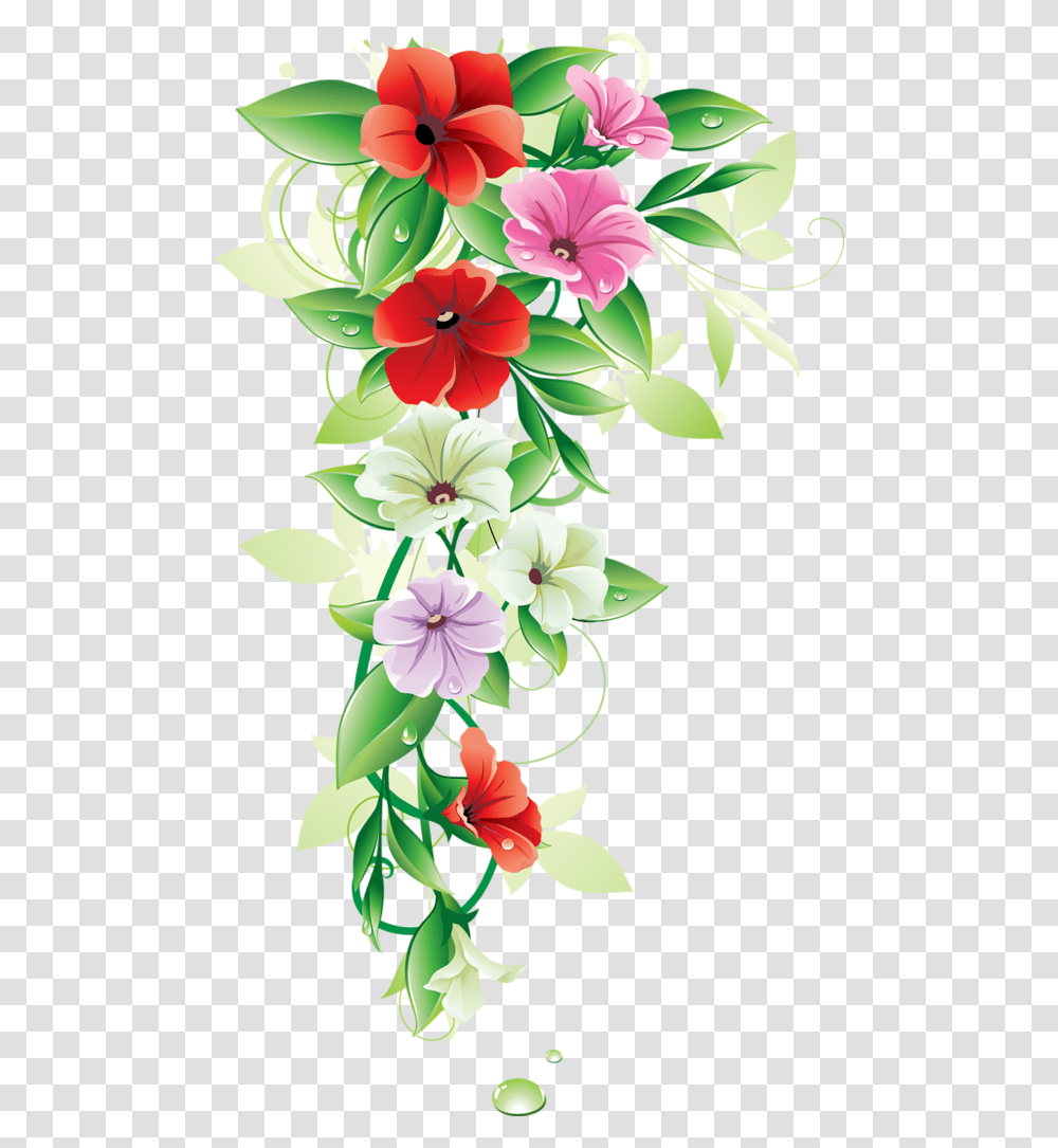 Flower Graphic Free Library Files Border Flower Design, Graphics, Art, Floral Design, Pattern Transparent Png