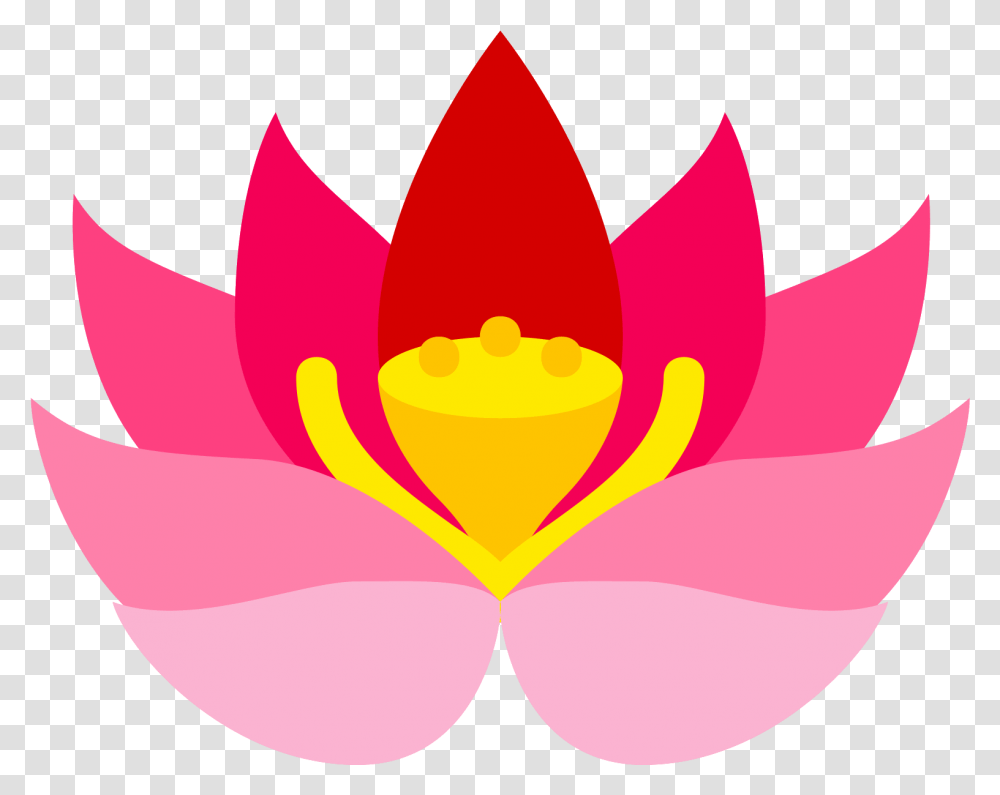 Flower Graphic Icon Lotus Clipart Full Size Clipart Clip Art, Plant, Pond Lily, Petal, Pattern Transparent Png