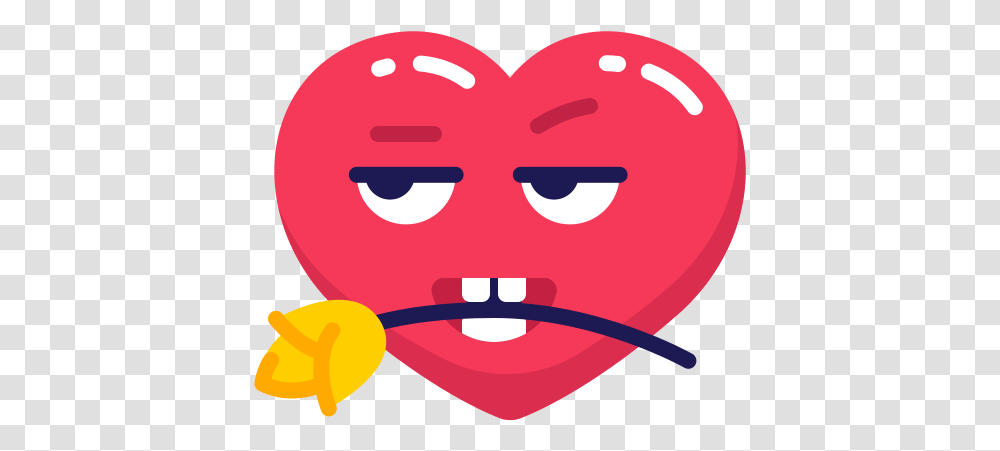 Flower Heart Seduce Emoji Emo Free Icon Of Mrvalentine Seduce Icon, Pac Man Transparent Png