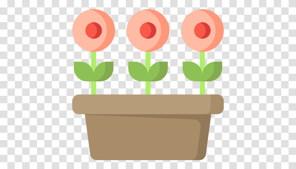 Flower Icon Flowerpot, Potted Plant, Vase, Jar, Pottery Transparent Png