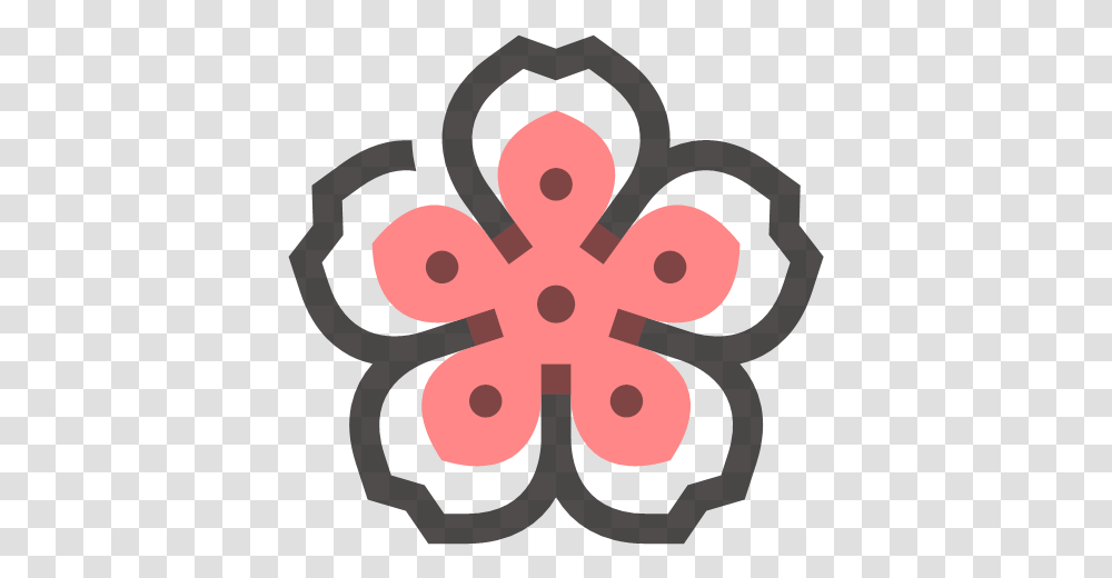 Flower Icon Mugunghwa Vector, Pattern, Symbol, Ornament, Snowflake Transparent Png