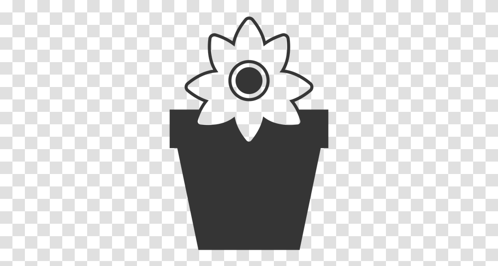 Flower In A Pot Vector Icon & Svg Vector File Maceta Vector, Jar, Symbol, Pottery, Logo Transparent Png