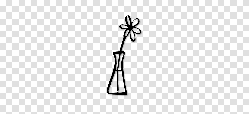 Flower In A Vase Clipart Free Cliparts, Silhouette Transparent Png