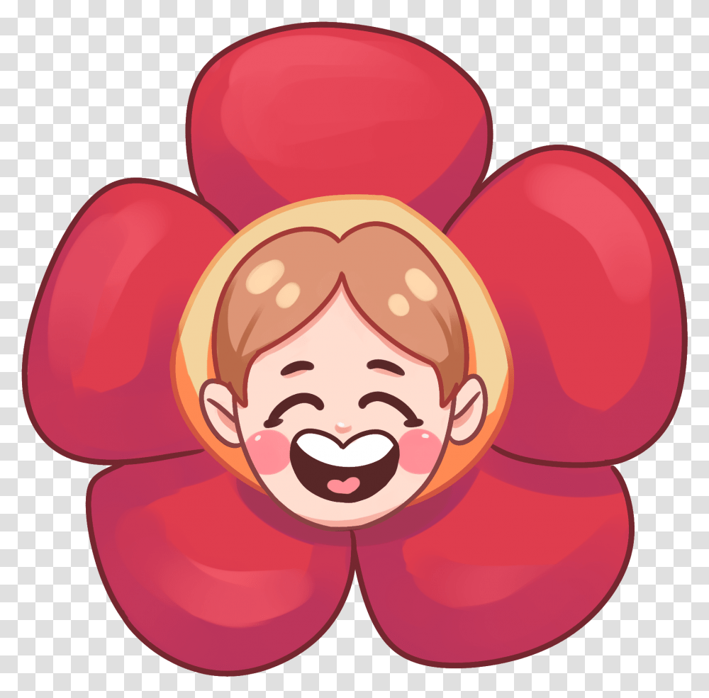 Flower Jhope Cartoon Clipart Full Size Clipart 3676180 Jhope Sticker, Heart, Face, Ball, Cupid Transparent Png