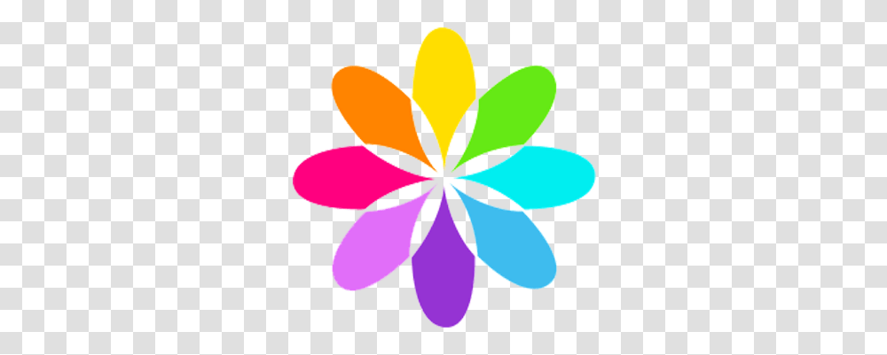 Flower Logo Colorful Dr Phoenyx Illustration, Pattern, Ornament, Purple, Balloon Transparent Png