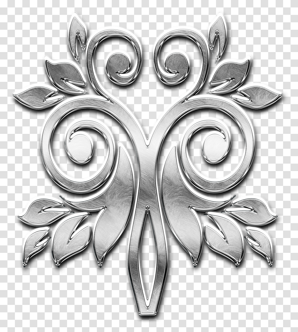Flower Metal Chromium Free Image On Pixabay Metal Flower Texture, Pattern, Graphics, Art, Stencil Transparent Png