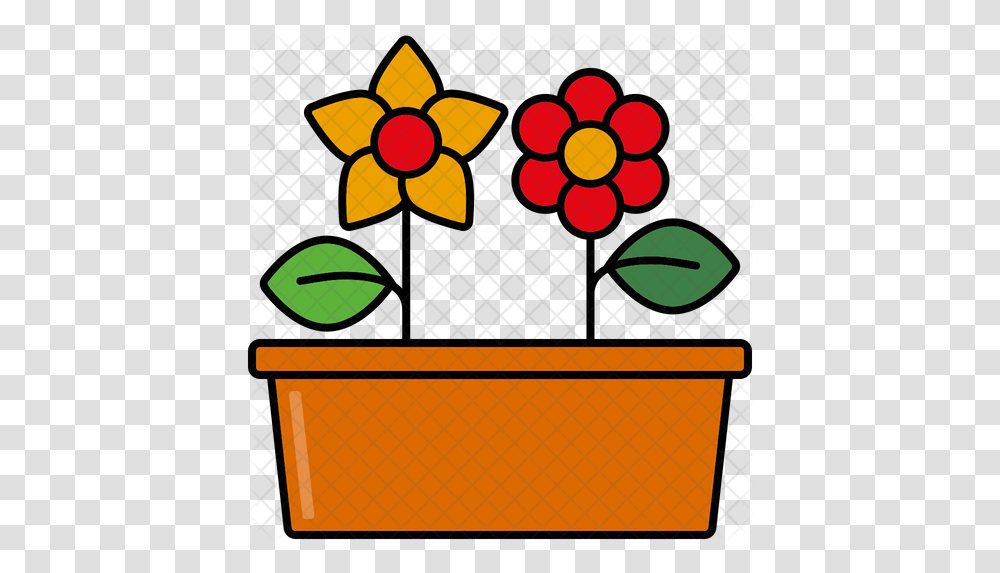 Flower Nursery Icon Clip Art, Plectrum, Logo, Symbol, Trademark Transparent Png
