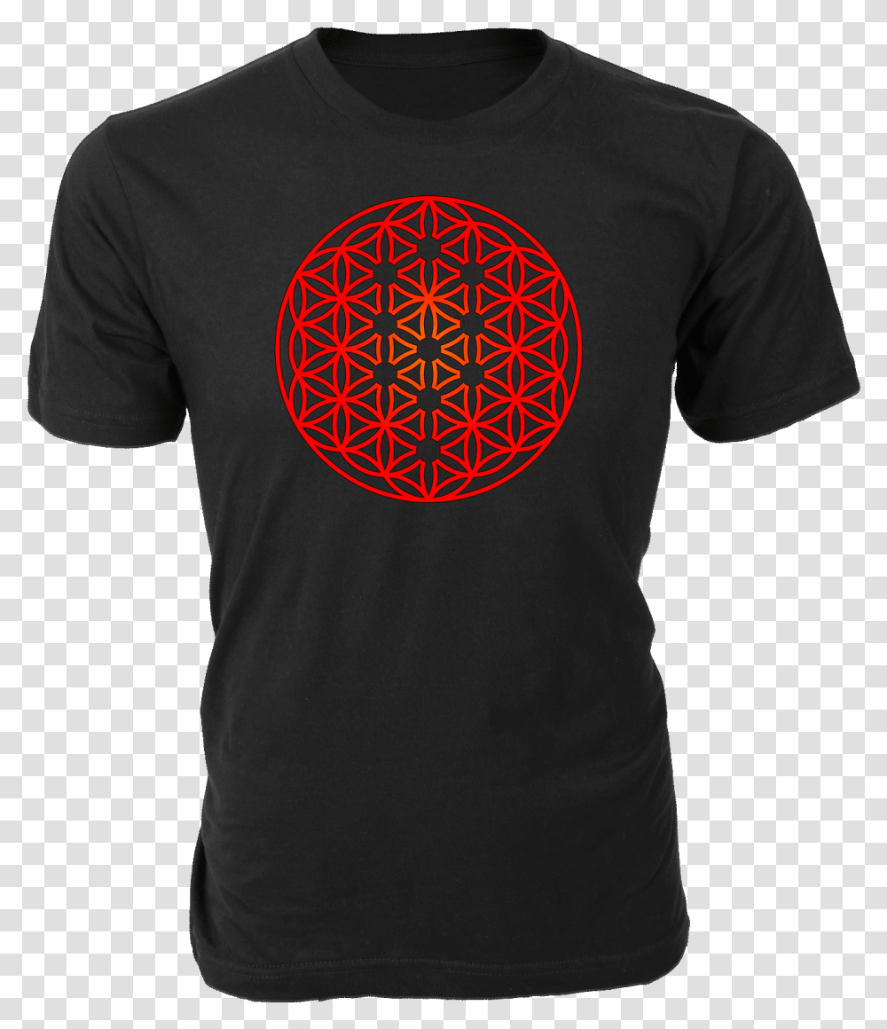 Flower Of Life 100 Organic Cotton Circle, Clothing, Apparel, T-Shirt, Person Transparent Png