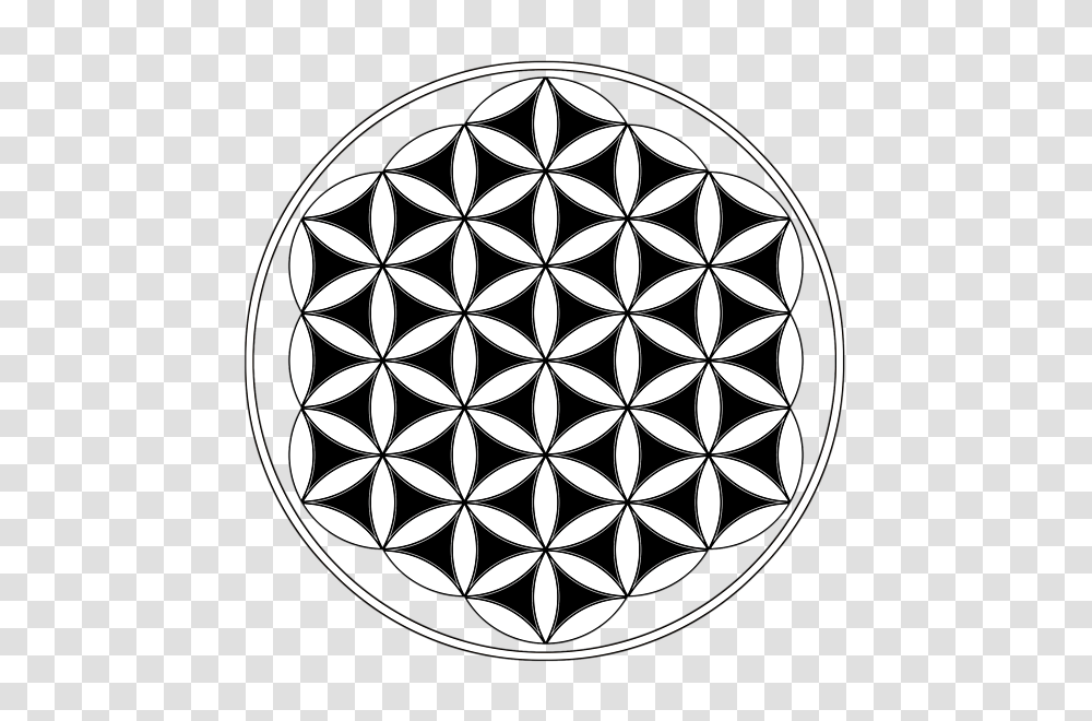 Flower Of Life And Vaccum Shower Curtain For Sale, Pattern, Ornament Transparent Png