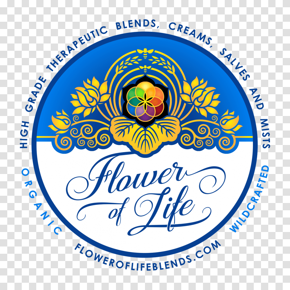 Flower Of Life Essential Blends, Logo, Trademark Transparent Png