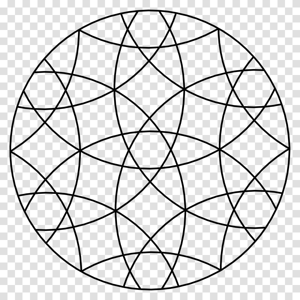 Flower Of Life Triangular Arccircle, Gray, World Of Warcraft Transparent Png