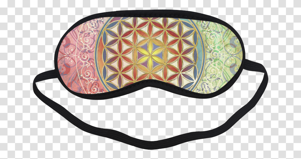 Flower Of Life Vintage Ornaments Green Red Sleeping All Might Sleep Mask, Apparel, Footwear, Shoe Transparent Png