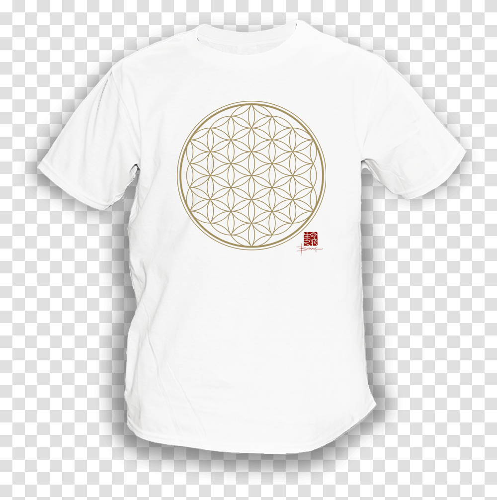 Flower Of Life W Shirtperman, Clothing, Apparel, T-Shirt, Person Transparent Png