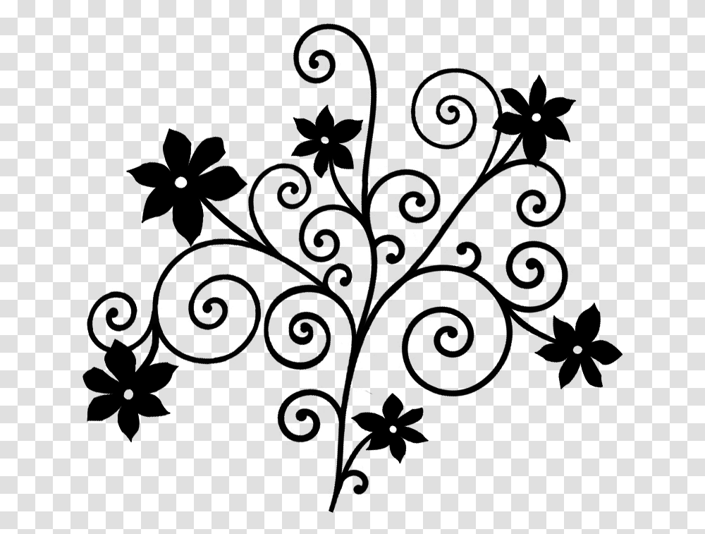 Flower Ornament, Gray, World Of Warcraft Transparent Png