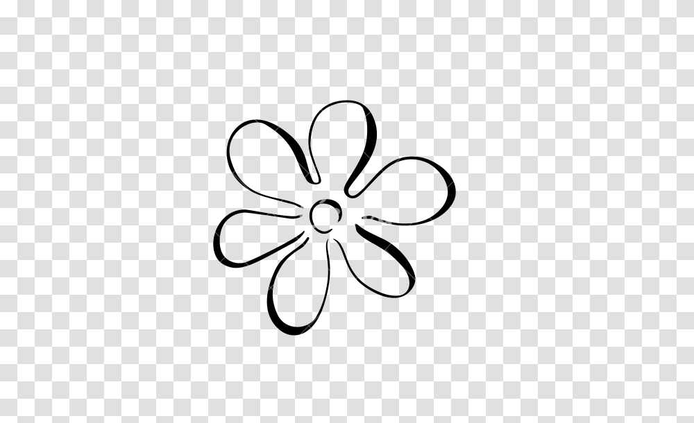 Flower Outline Pictures, Alphabet, Logo Transparent Png